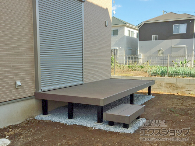 千葉県千葉市ののウッドデッキ マージウッドデッキ 施工例