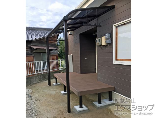 福岡県糟屋郡宇美町ののウッドデッキ マージウッドデッキ 施工例