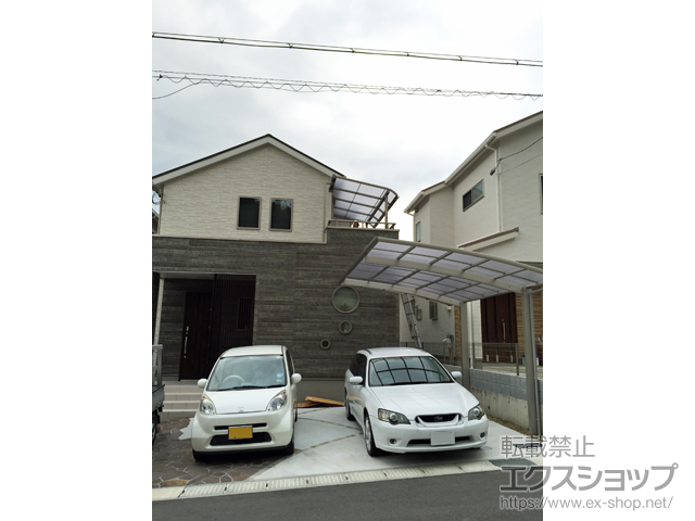京都府宇治市ののカーポート レイナポートグラン　積雪〜20cm対応 施工例
