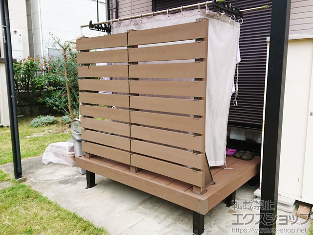 大阪府東大阪市ののウッドデッキ マージウッドデッキ 施工例