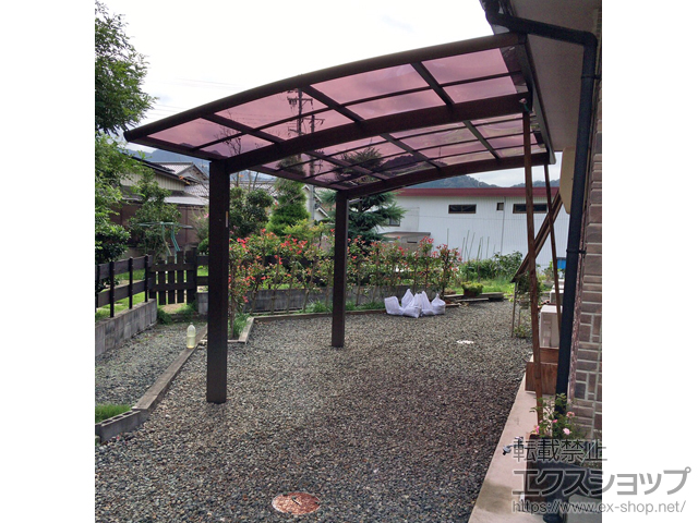 兵庫県丹波市ののカーポート レイナポートグラン　積雪〜20cm対応 施工例