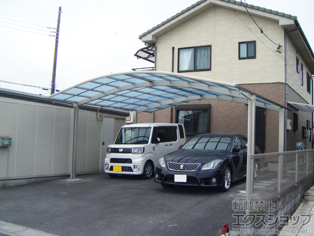 埼玉県熊谷市ののカーポート レイナツインポートグラン 積雪〜20cm対応 施工例