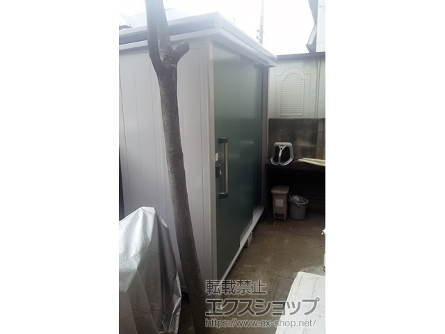 東京都目黒区のの物置・屋外倉庫 エルモ 一般型(LMD-2208-EG) 施工例