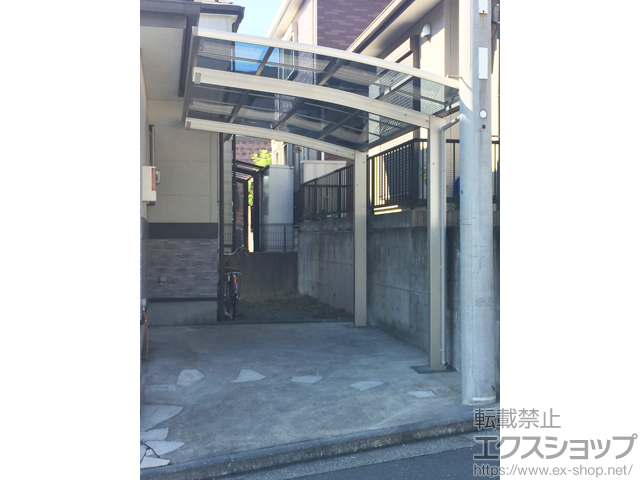 神奈川県横浜市ののカーポート プレシオスポート 積雪〜20cm対応 施工例