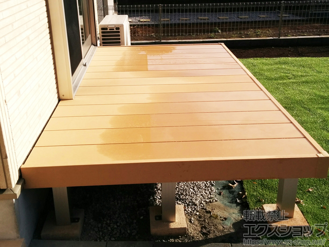 埼玉県さいたま市ののウッドデッキ リウッドデッキ 200 施工例
