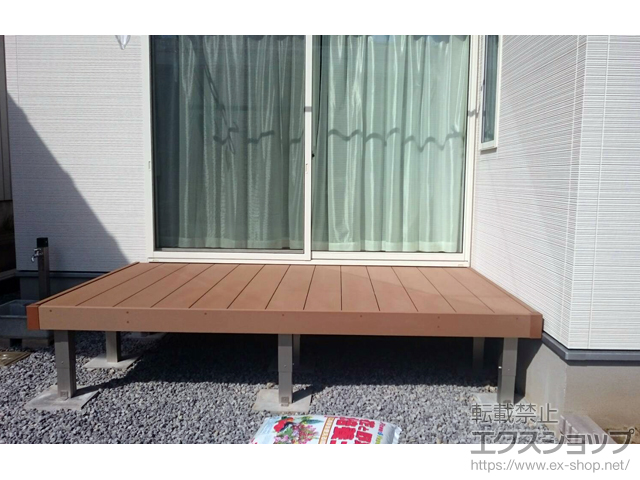 長野県長野市ののウッドデッキ リウッドデッキ 200 施工例