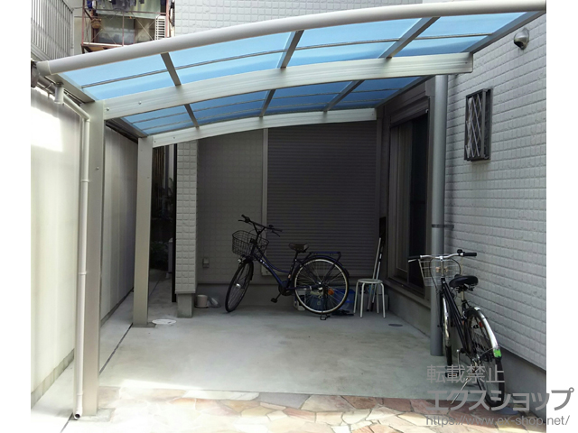 大阪府東大阪市ののカーポート レイナポートグラン　積雪〜20cm対応 施工例