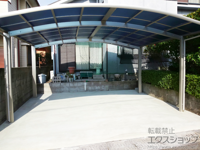 鹿児島県垂水市ののカーポート レイナツインポートグラン　積雪〜20cm対応 施工例