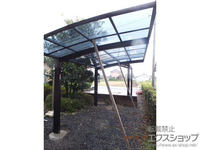 三重県四日市市ののカーポート プレシオスポート 積雪〜20cm対応 施工例