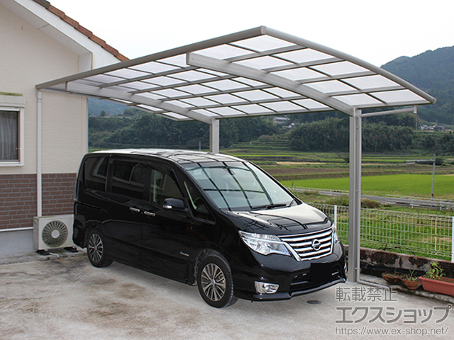 佐賀県嬉野市ののカーポート レイナポートグラン　積雪〜20cm対応 施工例