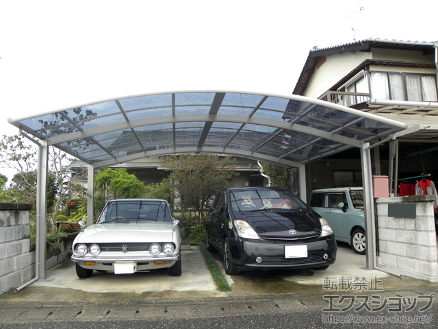 大分県中津市ののカーポート レイナツインポートグラン　積雪〜20cm対応 施工例