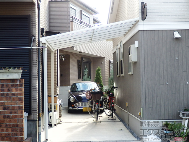 埼玉県戸田市ののテラス屋根 ヴェクターテラス F型 テラスタイプ 単体 積雪〜20cm対応 施工例