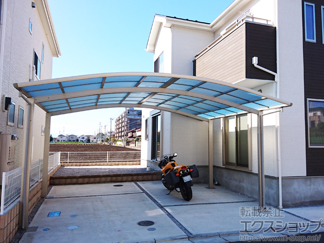 埼玉県川越市ののカーポート レイナツインポートグラン　積雪〜20cm対応 施工例