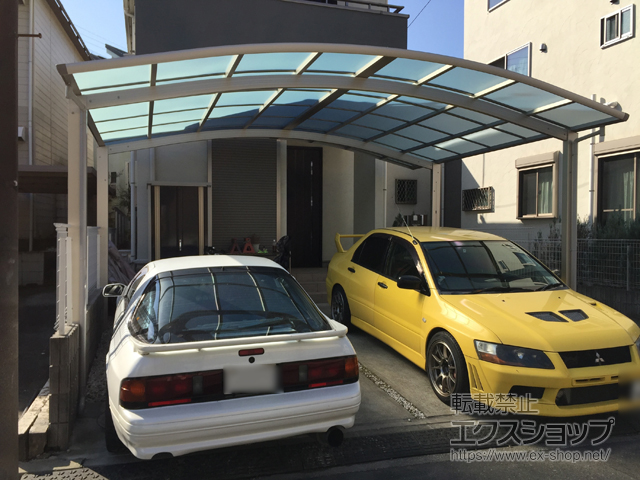 神奈川県横浜市ののカーポート レイナツインポートグラン　積雪〜20cm対応 施工例