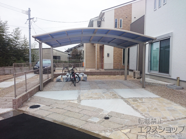 福岡県朝倉郡筑前町ののカーポート レイナツインポートグラン　積雪〜20cm対応 施工例
