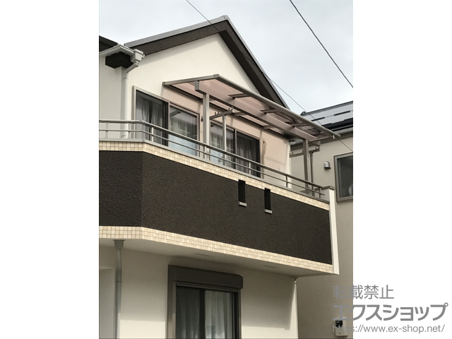 東京都国分寺市ののバルコニー・ベランダ屋根 スピーネ F型 1500 屋根タイプ 単体 積雪〜50cm対応 施工例