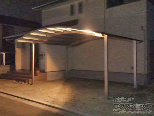 愛媛県新居浜市ののカーポート レイナツインポートグラン　積雪〜20cm対応 施工例