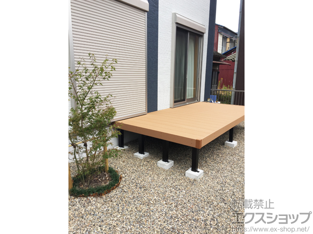 岐阜県岐阜市ののウッドデッキ マージウッドデッキ 施工例