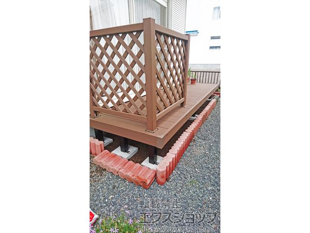 静岡県富士市ののウッドデッキ マージウッドデッキ 施工例