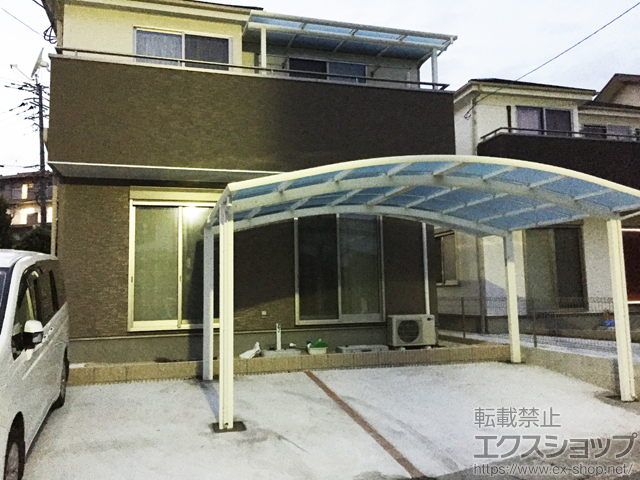 熊本県熊本市ののカーポート レイナツインポートグラン　積雪〜20cm対応 施工例