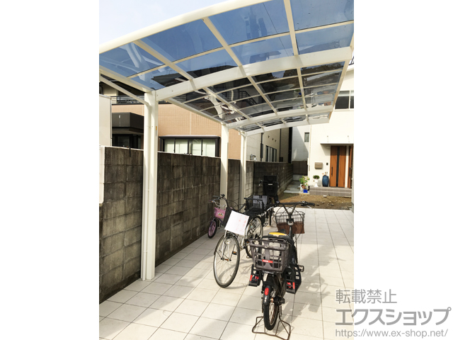 愛媛県宇和島市ののカーポート レイナポートグラン 延長　積雪〜20cm対応 施工例