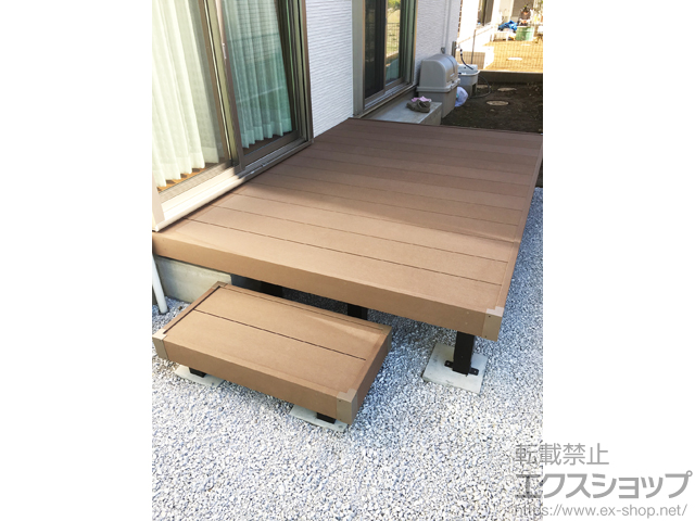 東京都武蔵村山市ののウッドデッキ マージウッドデッキ 施工例