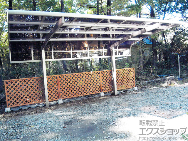 栃木県那須郡那須町ののカーポート レイナキャップポートグラン　積雪〜20cm対応 施工例