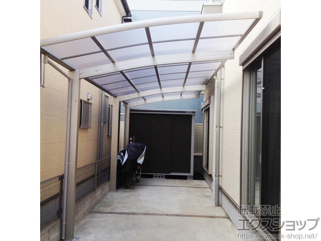 大阪府大阪市ののカーポート レイナポートグラン 延長　積雪〜20cm対応 施工例