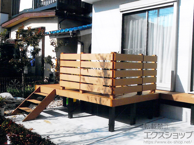 埼玉県吉川市ののウッドデッキ リウッドデッキ 200 施工例