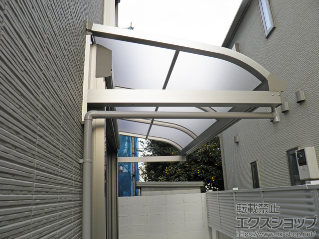東京都中野区ののテラス屋根 ヴェクターテラス R型 ルーフタイプ 単体 積雪〜20cm対応 施工例