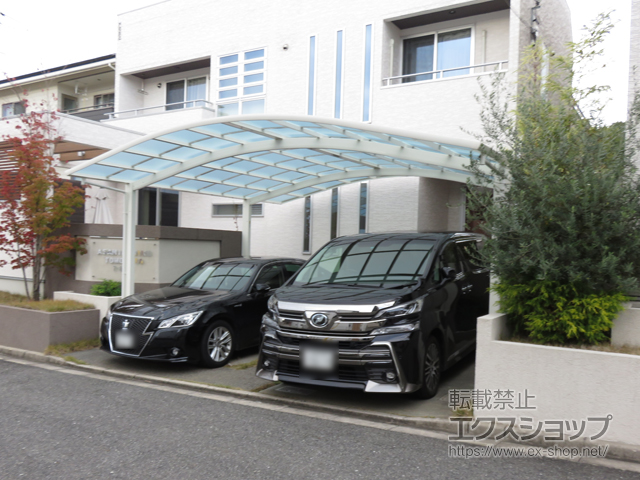 広島県広島市ののカーポート レイナツインポートグラン　積雪〜20cm対応 施工例