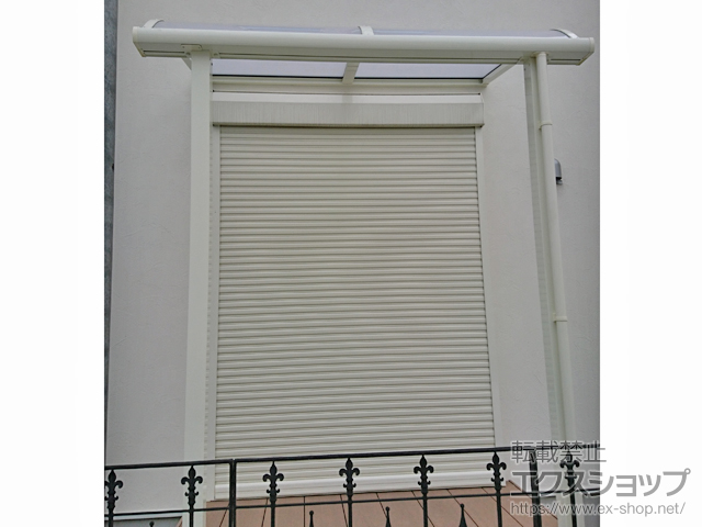 神奈川県川崎市ののテラス屋根 スピーネ R型 テラスタイプ 単体 積雪〜20cm対応 施工例