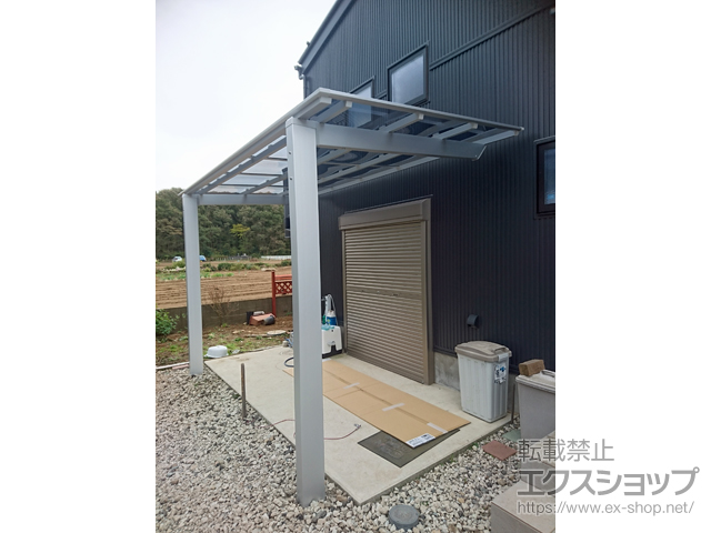 埼玉県川越市ののカーポート ソリッドポート 積雪〜20cm対応 施工例