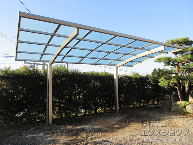 愛知県小牧市ののカーポート レイナポートグラン　積雪〜20cm対応 施工例