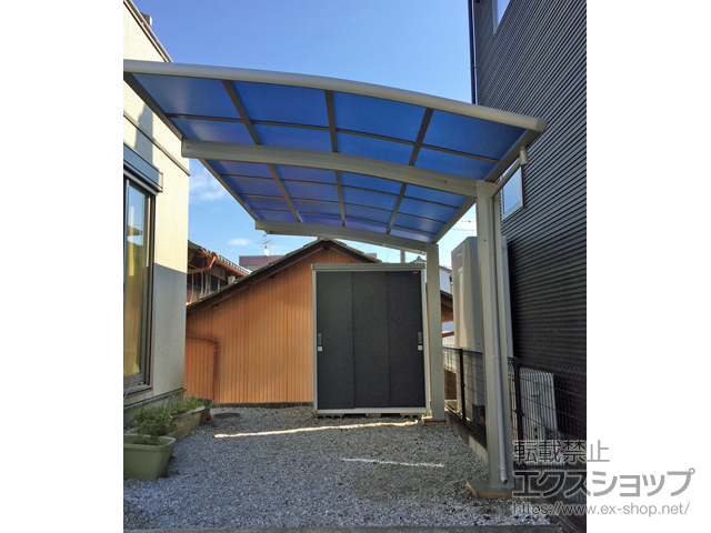 高知県南国市ののカーポート レイナポートグラン　積雪〜20cm対応 施工例