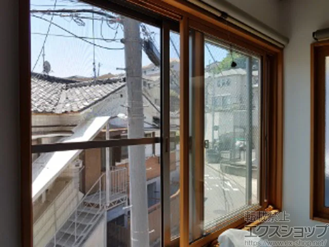 神奈川県横浜市のの内窓（二重窓・二重サッシ） インプラス ダストバリア仕様 引違い窓 逆勝手2枚建 施工例