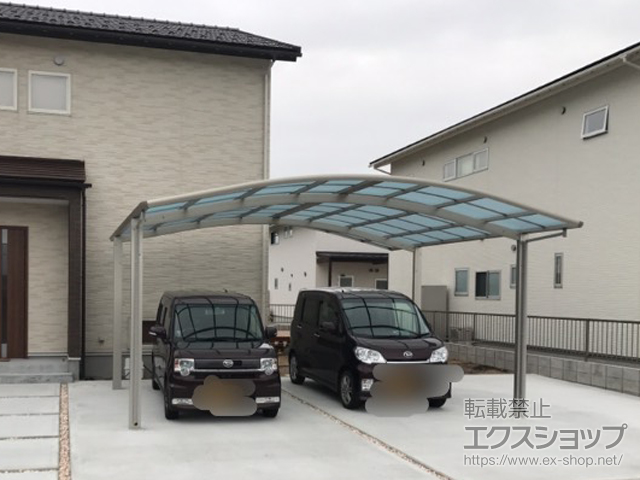 島根県出雲市ののカーポート レイナツインポートグラン　積雪〜20cm対応 施工例