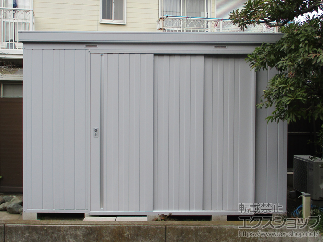 東京都足立区のの物置・屋外倉庫 ネクスタ 一般型 3470×1790×2375 NXN-62H-MG 施工例