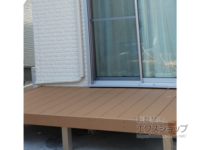 埼玉県吉川市ののウッドデッキ リウッドデッキ 200 施工例