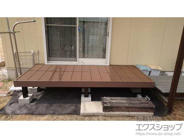 愛知県刈谷市ののウッドデッキ マージウッドデッキ 施工例