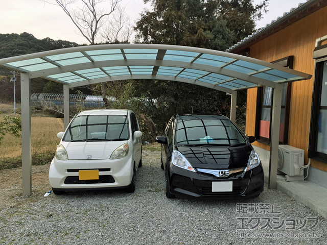 愛媛県南宇和郡愛南町ののカーポート レイナツインポートグラン　積雪〜20cm対応 施工例