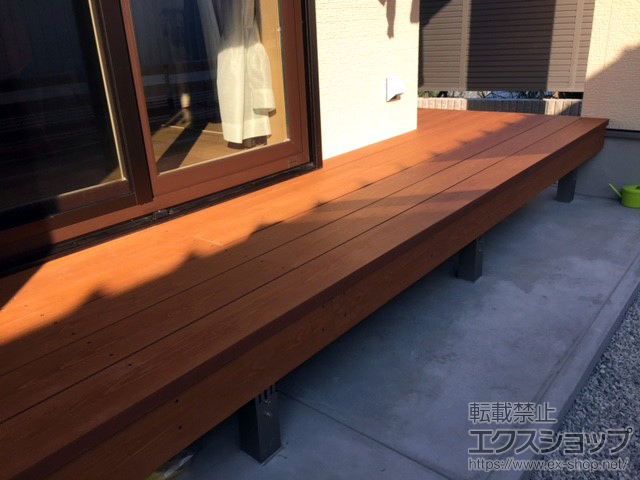 静岡県浜松市ののウッドデッキ 彩木 あやぎ ハイブリットガーデンデッキ 施工例