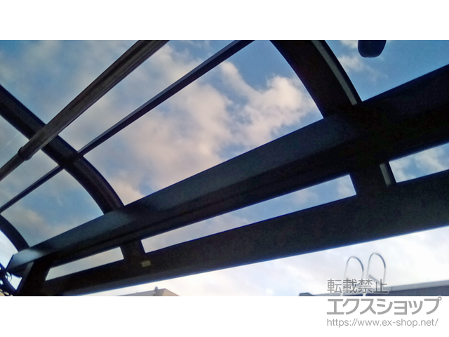 東京都世田谷区ののバルコニー・ベランダ屋根 スピーネ R型 屋根タイプ 単体 積雪〜20cm対応 施工例