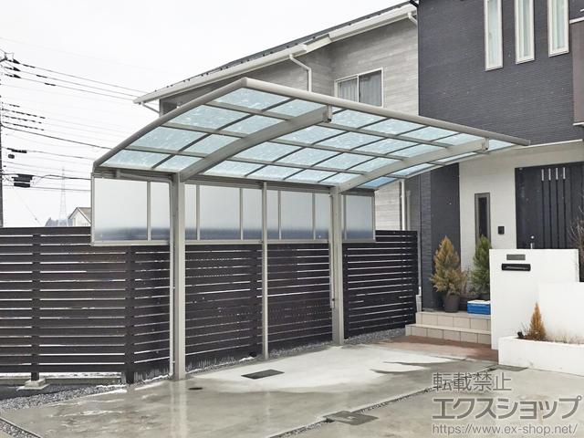 栃木県宇都宮市ののカーポート レイナポートグラン　積雪〜20cm対応 施工例