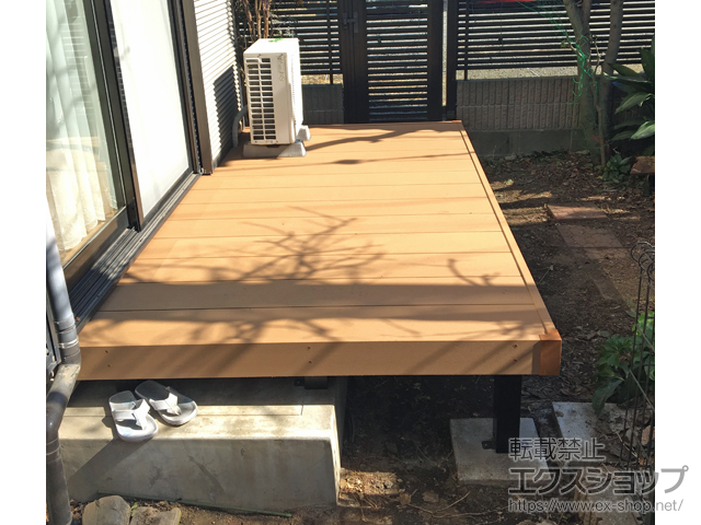 東京都町田市ののウッドデッキ マージウッドデッキ 施工例