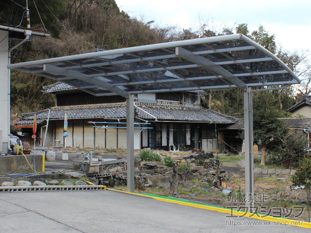 広島県尾道市ののカーポート レイナポートグラン　積雪〜20cm対応 施工例