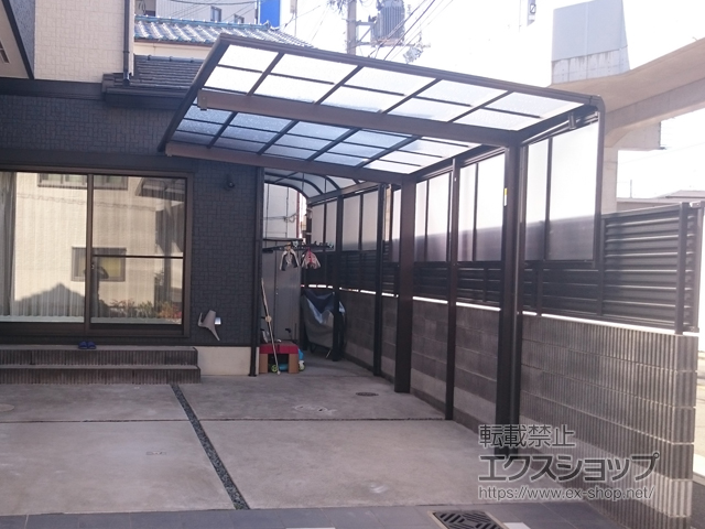 大阪府高石市ののカーポート エフルージュグラン　積雪〜20cm対応 施工例