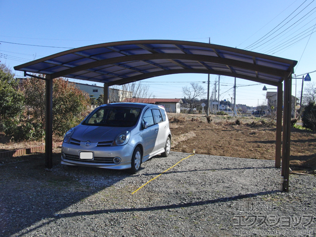 埼玉県熊谷市ののカーポート レイナツインポートグラン　積雪〜20cm対応 施工例