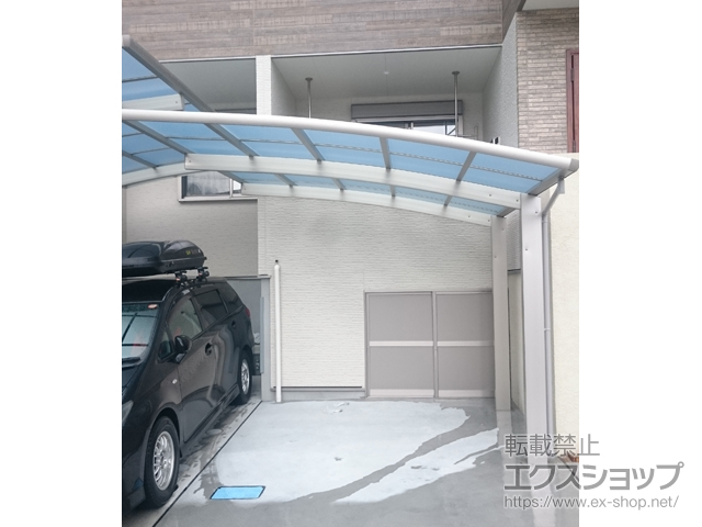 兵庫県川西市ののカーポート レイナポートグラン　積雪〜20cm対応 施工例
