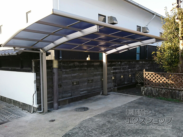 佐賀県嬉野市ののカーポート プレシオスポート 積雪〜20cm対応 施工例
